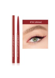 Diamond Glitter Eyeshadow Eye Liner Gel Pencil Makeup Liner Long Lasting Matte Pink Silkworm Champagne Gold Eyeliner Pen