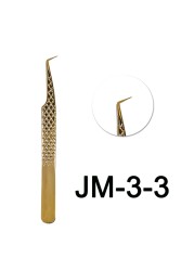 Stainless steel eyelashes tweezers makeup professional eyelashes tweezers tweezers eyebrow tweezers excellent closure