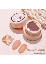 54 Colors Solid Cream Gel Nail Polish Long Lasting No Fade Semi Permanent Varnish Mix Nail Gel