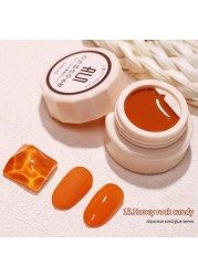 54 Colors Solid Cream Gel Nail Polish Long Lasting No Fade Semi Permanent Varnish Mix Nail Gel