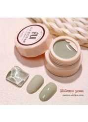 54 Colors Solid Cream Gel Nail Polish Long Lasting No Fade Semi Permanent Varnish Mix Nail Gel