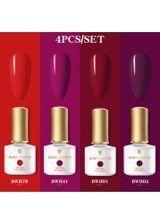 Born Pretty Nail Gel Polish Set Soak Off UV LED Gel 7ml Hybrid Semi Permanent Varnish Nail Art Gel Kit Top Coat Gel Manciuring