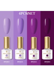 Born Pretty Nail Gel Polish Set Soak Off UV LED Gel 7ml Hybrid Semi Permanent Varnish Nail Art Gel Kit Top Coat Gel Manciuring