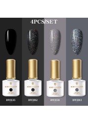 Born Pretty Nail Gel Polish Set Soak Off UV LED Gel 7ml Hybrid Semi Permanent Varnish Nail Art Gel Kit Top Coat Gel Manciuring