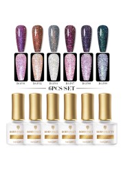 Born Pretty Nail Gel Polish Set Soak Off UV LED Gel 7ml Hybrid Semi Permanent Varnish Nail Art Gel Kit Top Coat Gel Manciuring