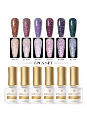 Born Pretty Nail Gel Polish Set Soak Off UV LED Gel 7ml Hybrid Semi Permanent Varnish Nail Art Gel Kit Top Coat Gel Manciuring