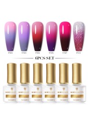 Born Pretty Nail Gel Polish Set Soak Off UV LED Gel 7ml Hybrid Semi Permanent Varnish Nail Art Gel Kit Top Coat Gel Manciuring