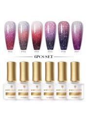 Born Pretty Nail Gel Polish Set Soak Off UV LED Gel 7ml Hybrid Semi Permanent Varnish Nail Art Gel Kit Top Coat Gel Manciuring