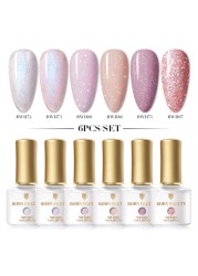 Born Pretty Nail Gel Polish Set Soak Off UV LED Gel 7ml Hybrid Semi Permanent Varnish Nail Art Gel Kit Top Coat Gel Manciuring