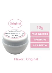 NATUHANA Glue Cream Remover Quick Clean Non-irritating Grafting Eyelashes Extension Adhesive Gel Remover for Makeup Tools