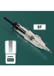 50pcs Easy Click Universal 0.18/0.2/0.25/0.3/0.35/0.4mm 1RL Permanent Makeup Cartridge Needles 600D-G for Eyebrow Tattoo Machine