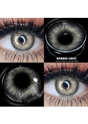 Amara Natural Colored Contact Lenses Blue 2pcs Beautiful Contacts Pupils Colored Contact Lens Yearly Makeup Cosmetics Contact Lens