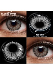 Ishihair Colored Eye Contact Lenses Eye Set Makeup Halloween Beauty Contact Lenses Eye Cosmetic Colored Eyes