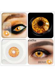 Ishihair Colored Eye Contact Lenses Eye Set Makeup Halloween Beauty Contact Lenses Eye Cosmetic Colored Eyes