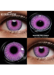 Ishihair Colored Eye Contact Lenses Eye Set Makeup Halloween Beauty Contact Lenses Eye Cosmetic Colored Eyes