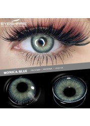 Ishihair Natural Colored Contact Lenses 2pcs Eye Color Contact Lenses Blue Green Beauty Pupils Color Contact Lenses Eye Yearly