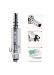 NSK Style Dental Slow Low Speed ​​External Single Water Spray Contra Angle Straight Air Motor Handpiece 4 Holes