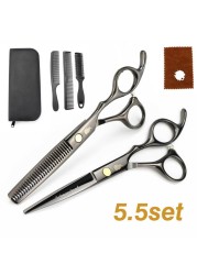 New Professional Hairdressing Scissors, Hair Cutting Barber Set High Quality Scissors Salon 6.0 inch Multi Color Options