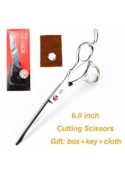 New Professional Hairdressing Scissors, Hair Cutting Barber Set High Quality Scissors Salon 6.0 inch Multi Color Options