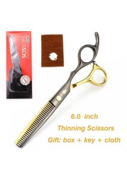 New Professional Hairdressing Scissors, Hair Cutting Barber Set High Quality Scissors Salon 6.0 inch Multi Color Options