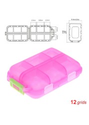 Tcare Travel Pill Organizer Moisture Proof Box for Pocket Purse Daily Pill Case Portable Medicine Vitamin Holder Container