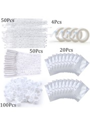 Eyelashes Extension Supplies Lashes Set Micro Brush Tape Glue Ring Eye Pad Disposable Mascara Applicator Eyelashes Tool