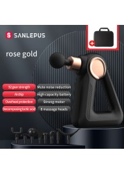 SANLEPUS 32 Levels Massage Gun LCD Display Electric Massager Deep Tissue Muscle Neck Body Back Relax Fitness Pain Relief