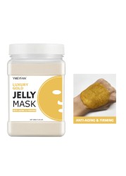 Hydro Jelly Mask Powder 500g Hydrogel Mask Vampire Face Skin Care Facial Mask Whitening VC Gold Rose Moisturizing Collagen Mask