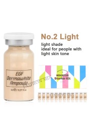 5pcs 8ml Gold Ampoule Serum Glow BB Cream Starter Kit Dermawhite mix serum add niacinide foundation for whitening brightening