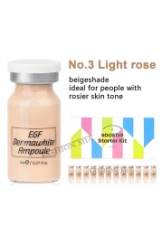 5pcs 8ml Gold Ampoule Serum Glow BB Cream Starter Kit Dermawhite mix serum add niacinide foundation for whitening brightening