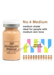 5pcs 8ml Gold Ampoule Serum Glow BB Cream Starter Kit Dermawhite mix serum add niacinide foundation for whitening brightening