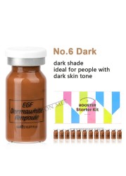 5pcs 8ml Gold Ampoule Serum Glow BB Cream Starter Kit Dermawhite mix serum add niacinide foundation for whitening brightening