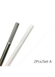 HYTOOS - 4XF Carbide Nail Drills, 3/32 Inch, for Trimming, Electric Drill Accessories, Polishing Tool