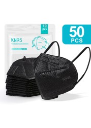 5-200pcs KN95 Mask 5 Layers Filter CE FFP2 Mascarillas ffp2masken Mouth Protective Reusable Face Masks Respirator Mask