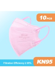 ffp2 mascarilla mask for kids 6-12 years old KN95 mask fpp2 homology ada disposable face mask boys girls face reusable protective mask