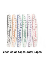 20/30/50/75/84pcs Gray Professional Nail Files 80 100 150 180 240 320 Nail Art Tools Clock Marker Mark Pattern