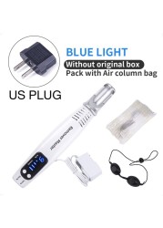 Laser pen, tattoo removal, acne removal, dark spot removal, professional blue and red laser pen for tattoo removal, laser pen for cleaning acne and dark spots. pigmentation removal machine