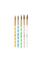 Hot Sale New 2021 5pcs Nail Brush Set Embossing Dotting Drawing Painting UV Gel Carving Pen Acrylic Beauty Nail Art Tools