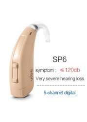 Siemens hearing aid 120dB original high power imported chips 4 6 channels hearing aids for deafness amplifier