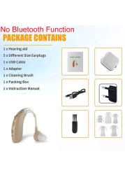 Bluetooth Hearing Aid Deaf Speaker Audio USB Hearing Aid Elderly Deaf Small Rechargeable Tone Adjustable Call