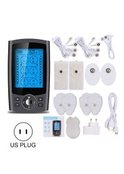 Tens Unit 24 Modes 20 Intensity Electrical Stimulation Massager Muscle EMS Therapy Pain Relief Adjustable Lightweight LCD Display