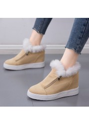 2021 New Women Winter Warm Shoes Korean Version Flat Ankle Casual Shoes Women Platform Female Thicken Shoes Zapatillas De Mujer