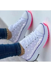 Women's Shoes 2022 New Style Canvas Shoes High Quality Sneakers Ladies Flat Lace Up Adult Zapatillas Mujer Chaussure Femme