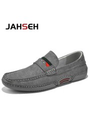 Summer Men Casual Shoes Luxury Brand Genuine Leather Men Loafers Moccasins Breathable Slip On Italian Style Driving Shoes