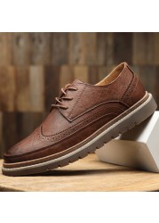 Men's Tooling Casual Shoes Men's Leather Shoes Footwear Comfortable Men's Shoes Men's Oxford Fashion Men's Sneakers