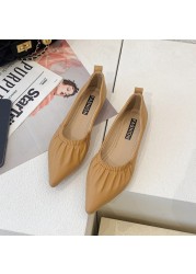 Summer ballet flats for women flat shoes designer loafers ladies woman slip on casual shoes walking moccasins loafers