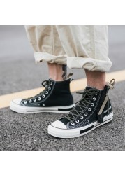 Women 2022 Fashion Vulcanize Shoes Sneakers High Top Canvas Sneakers Women Designer Sneakers Flat Casual School Unisex