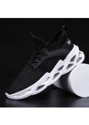 Men's Sneakers Hollow Mesh Sneakers Male Outdoor Breathable Shoes Walking Shoes Comfortable Sneakers Running Shoes