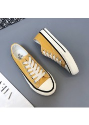 2022 new flat shoes sole canvas lace up sports casual shoes female students light fashion women's shoes small white shoes