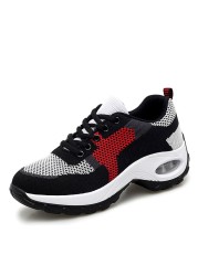 Women Shock Absorbing Comfortable And Breathable Sneaker Outdoor Leisure Shoes Travel Air Cushioned Shoes